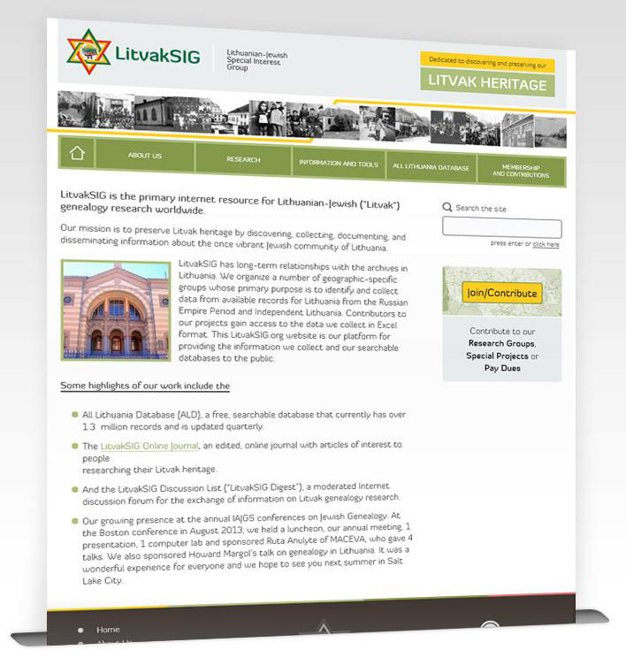 litvaksig jewish genealogy